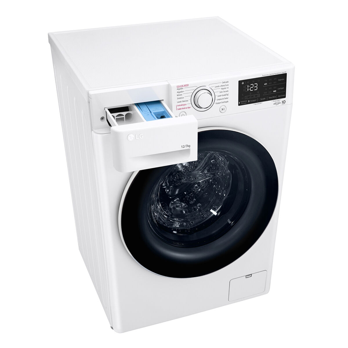 Lavadora Secadora LG WD12WVC5S6 12/7 Kg.