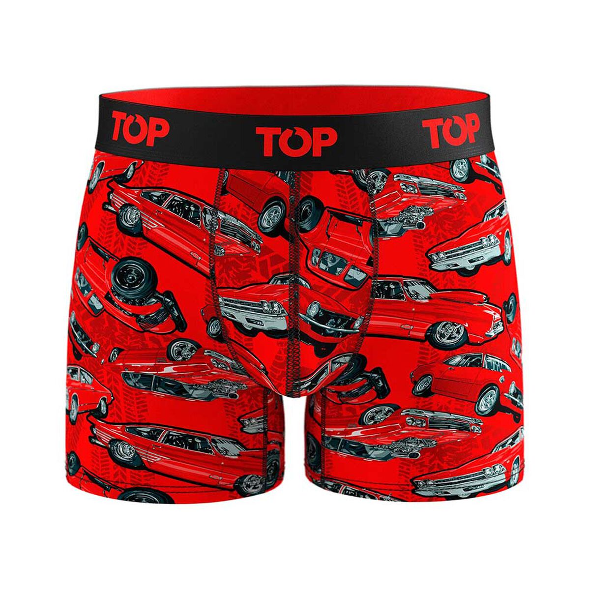 Pack 3 B&oacute;xer Medio Algod&oacute;n Motores Hombre Top