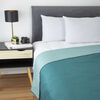 Cubrecama Bicolor Casanova 2 Plazas Verde Turquesa