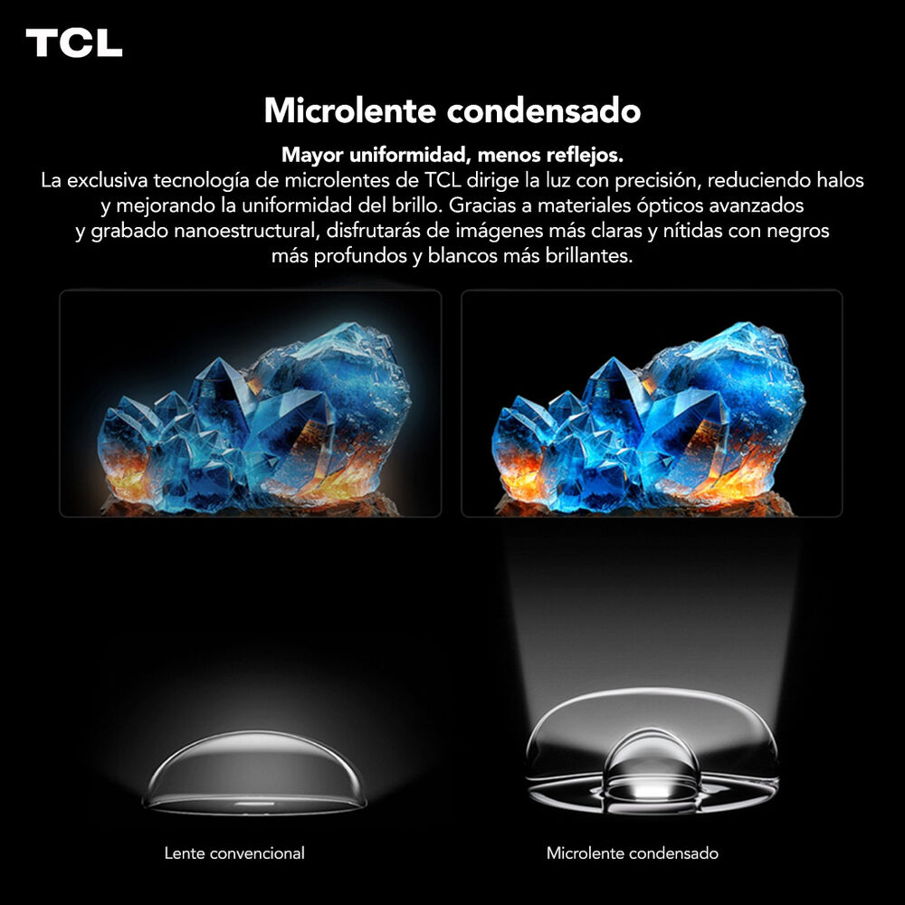 Smart TV Mini LED 75" TCL 4K UHD Google TV 75C6K, foto 5