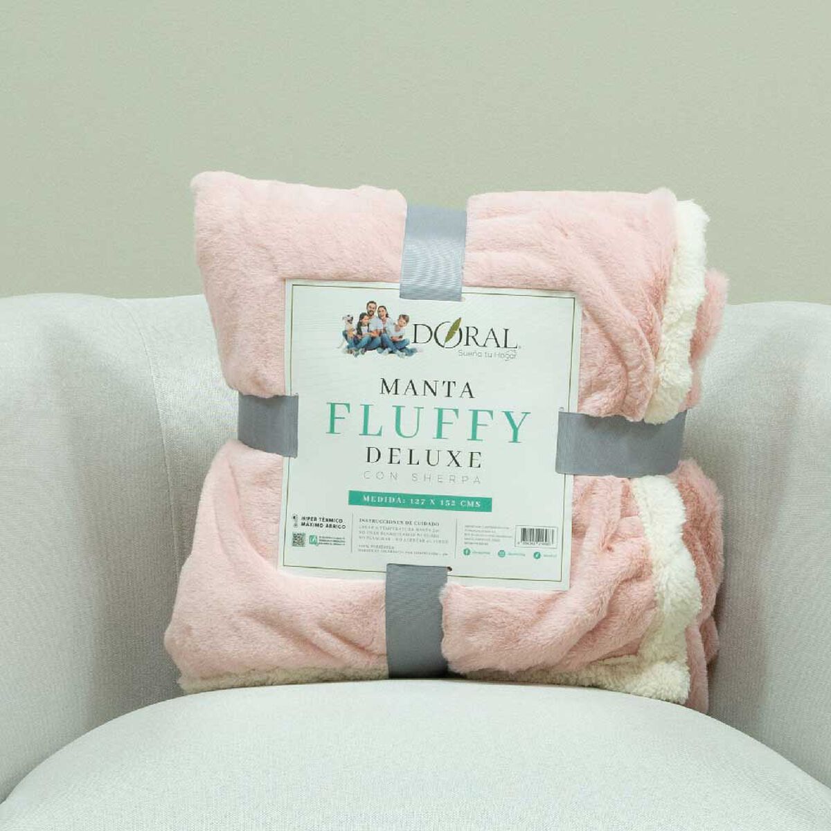 Manta Doral Fluffy 127x152 cm D10