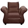 Juego de Living Diseño A&M Home Zara Sofá 3 Cuerpos + Dos Sillones 1 Cuerpo Chocolate