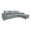 Sof&aacute; Seccional Living Factory Venecia 5 Cuerpos Gris