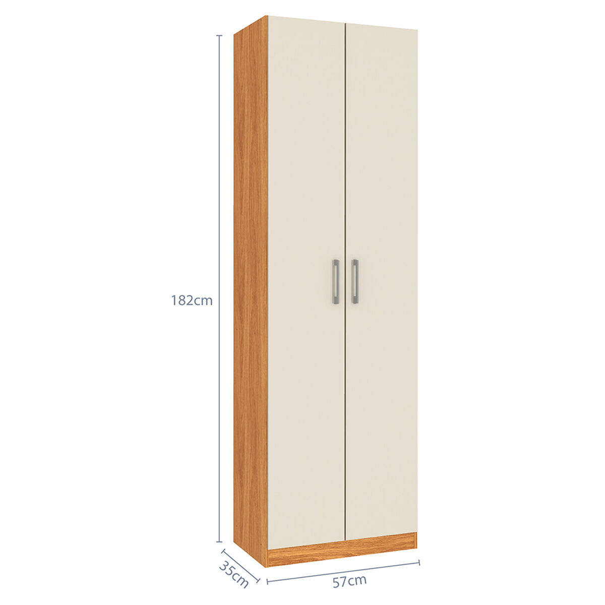 Clóset Vekkahome Cali 2 Puertas  Cajones Beige