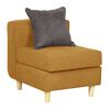 Butaca Innovamuebles Eagle Tela 1 Cuerpo Amarillo