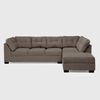 Seccional Derecho Muebles MPR Edimburgo 5 Cuerpos Caf&eacute;