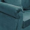 Juego de Living Innovamuebles Azucena Sofá 3 Cuerpos + Dos Sillones 1 Cuerpo Petróleo 
