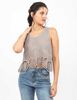 Top de Algodón Sin Mangas Cuello Redondo Mujer Alma
