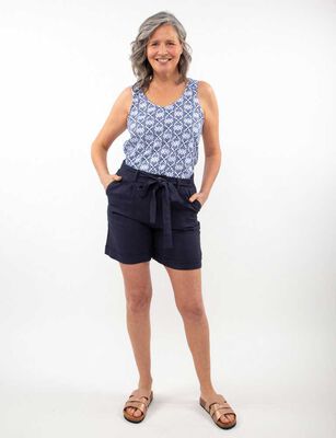 Imagen 2 del producto Short Lino Mujer Portman Club Azul