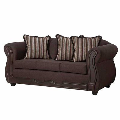 Imagen 2 del producto Sofá Black Factory Sofia 3 Cuerpos Café