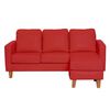 Sof&aacute; Seccional Intercambiable Latam Home Venecia 3 Cuerpos Rojo