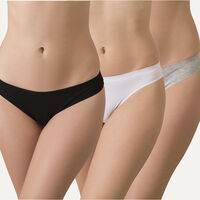 Pack 3 Bikinis de Algodón sin Demarcación SURTIDO