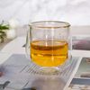 Set 2 Tazas Vidrio Doble Pared Simplit Expreso 80 ml
