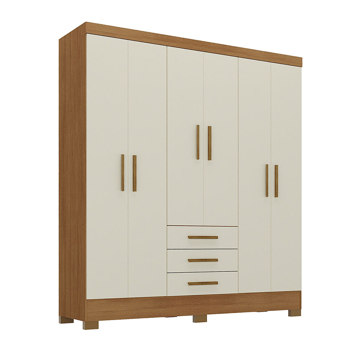 Closet Di Poretti Design Itacare 3 Cajones 6 Puertas Caf&eacute;