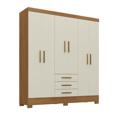 Closet Di Poretti Design Itacare 3 Cajones 6 Puertas Caf&eacute;