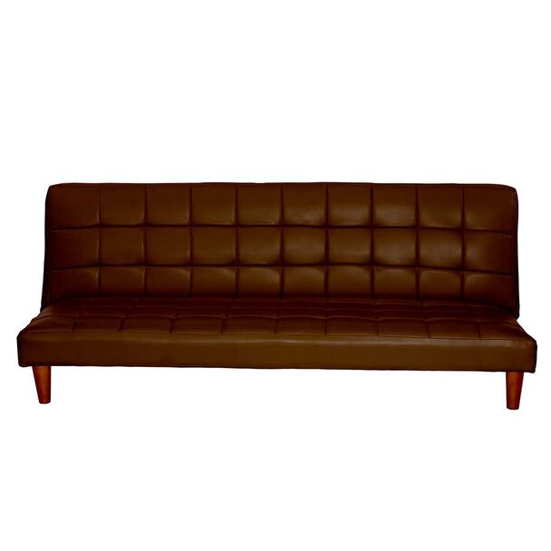 Futón Latam Home Turin PU 3 Cuerpos Chocolate