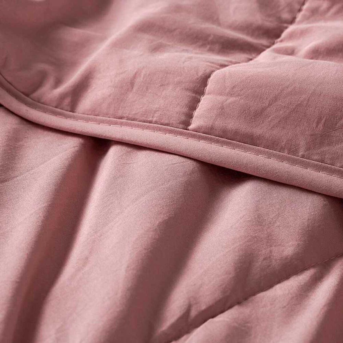 Cubrecama American Family King Piedra Rosa