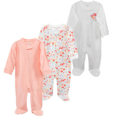 Imagen 1 del producto Pack 3 Osito de Algodón Chess Baby Blanco, Crudo