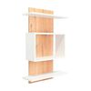 Mueble Organizador Baño Tuhome Massana Duna y Blanco 