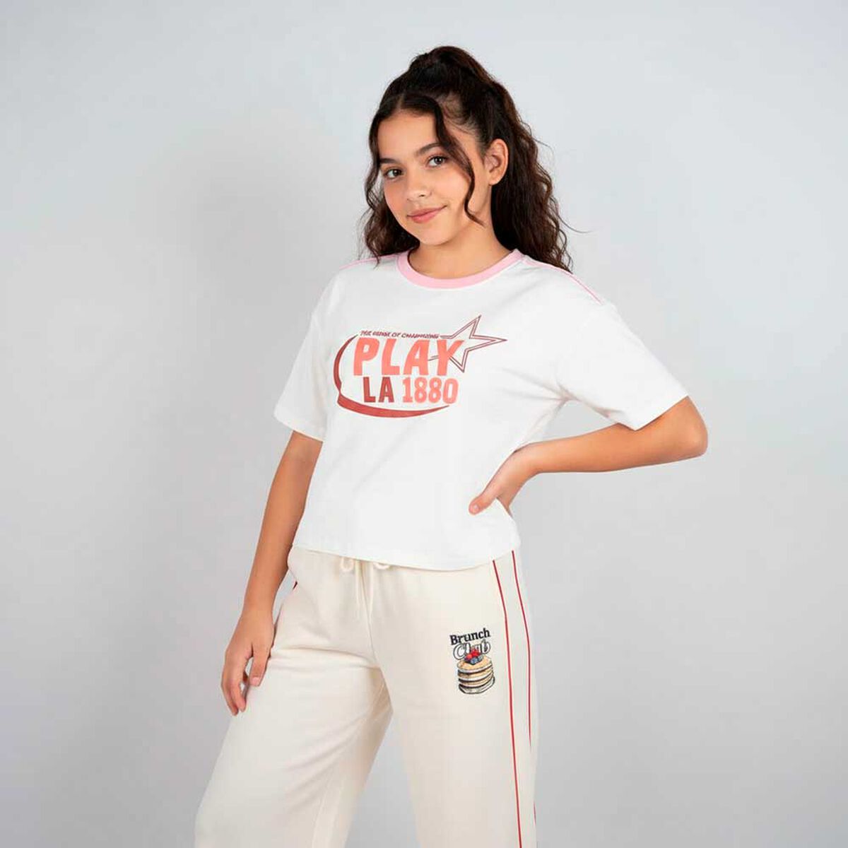 Polera Manga Corta Ni&ntilde;a Mila