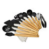 Set Utensilios Silicona 12 Piezas Simplit Negro