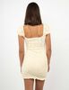 Vestido Mini Manga Corta Mujer Icono