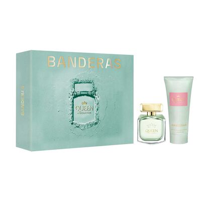 Set Perfume Antonio Banderas Mujer Queen of Seduction Eau de Toilette 50 ml + Loción Corporal Hidratante 75 ml