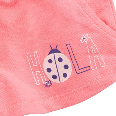 Imagen 2 del producto Pack 2 Short Cintura Elasticada de Algodón Chess Baby Coral