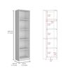 Estante 62 cm  + Estante 2 Puertas + Estante 45 cm TuHome Home Blanco