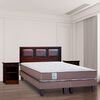 Combo Cama Europea Rosen Base Dividida 2 Plazas New Style 2 + Set Maderas Zibel Paris