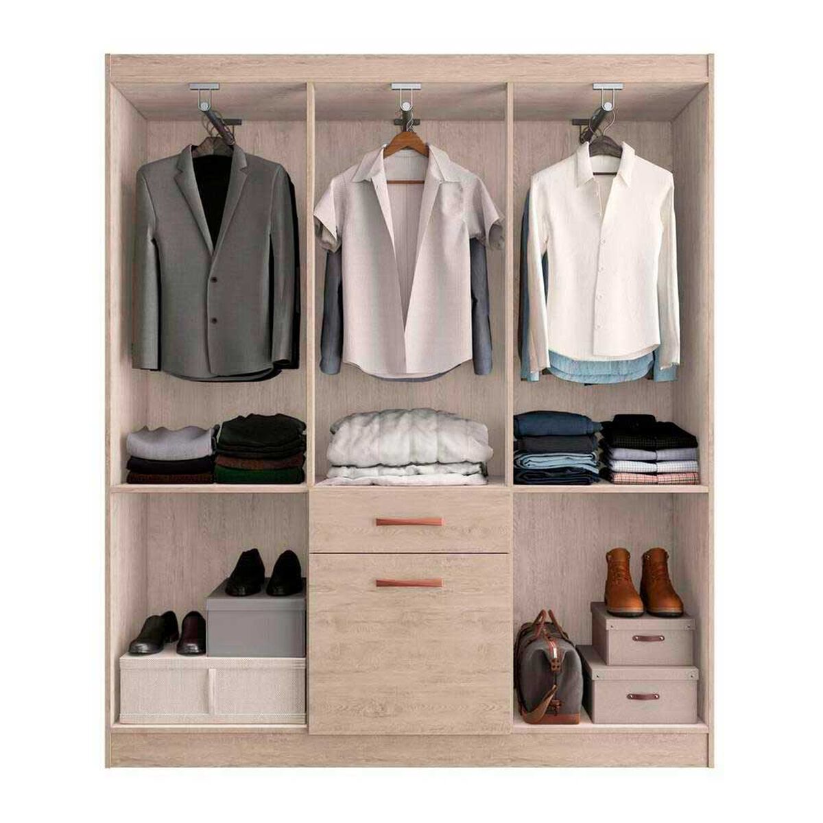 Cl&oacute;set Altavision 5806 6 Puertas 1 Cajones Arena