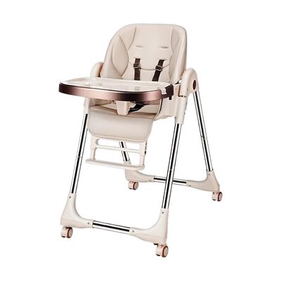 Silla de Comer Multiposiciones Plegable Dorada Lubabycas