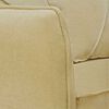 Sofá Elegant Detail Atlanta 3 Cuerpos Tela Beige