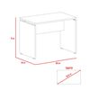 Combo Escritotio + Cajonera 2 Puertas TuHome Home Office Negro Soft-Co&ntilde;ac