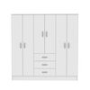 Clóset CIC Maipo Blanco 6 Puertas 3 Cajones