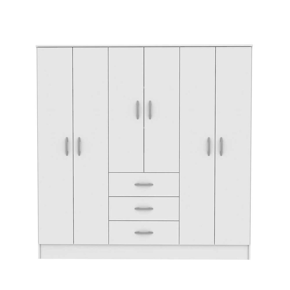 Clóset CIC Maipo Blanco 6 Puertas 3 Cajones