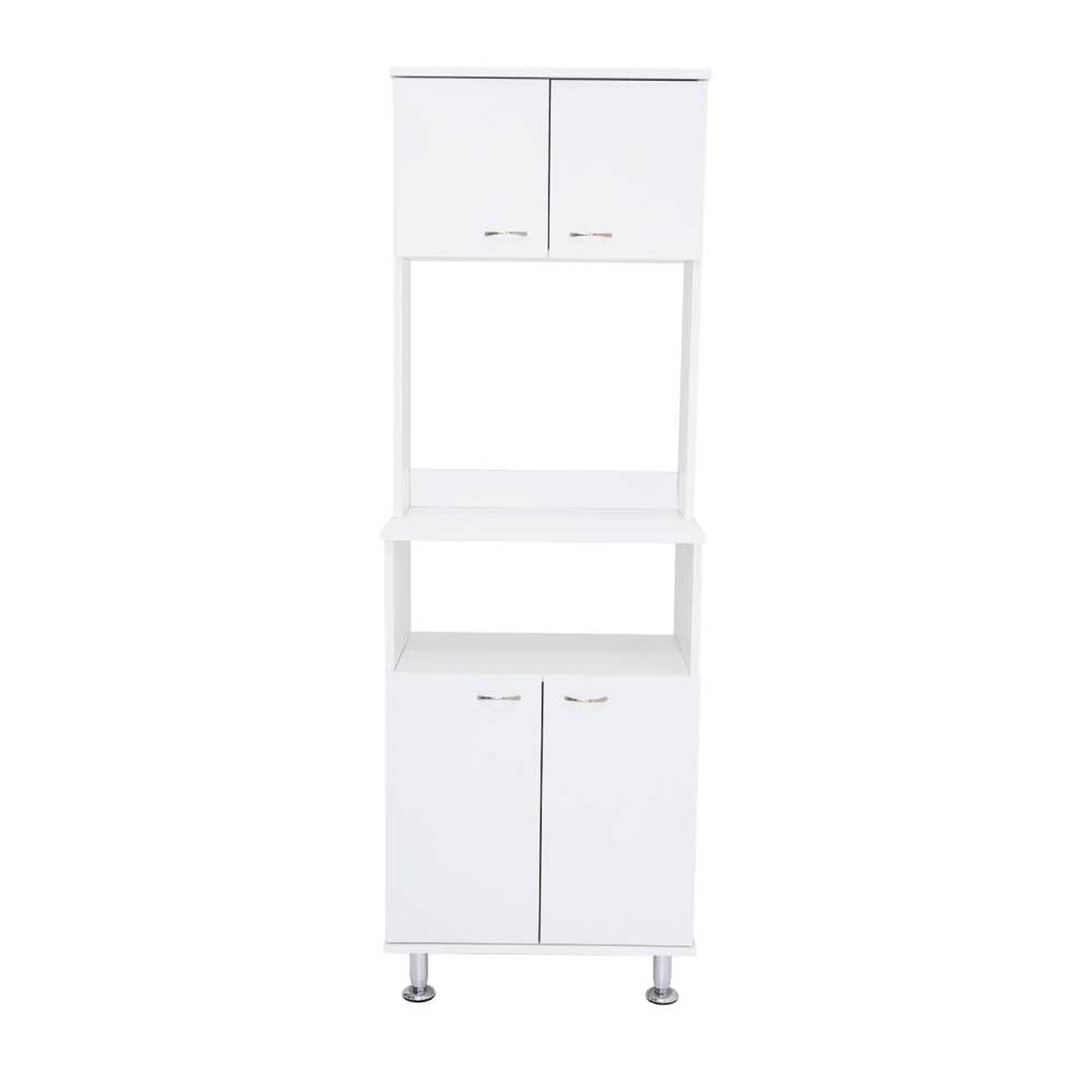 Mueble para Microondas Tuhome Kitchen 54 4 Puertas Blanco
