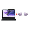 Combo Tablet Samsung SM-T733 Galaxy TAB S7 FE Octa Core 4GB 64GB 12.4" Negro + S-Pen + Cover + Audífonos Bluetooth Samsung Galaxy Buds2 Lavender