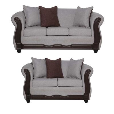 Juego de Living Black Factory Barcelona 5 Cuerpos Crema