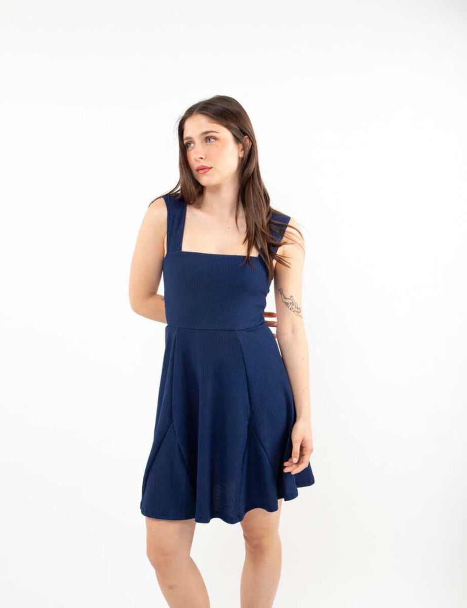 Vestido Corto Sin Mangas Mujer Icono