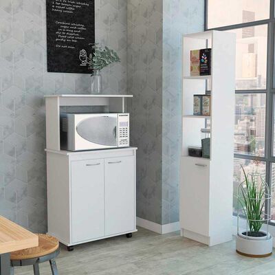 Combo Mueble de Cocina para Microondas + Optimizador TuHome Kitchen Blanco