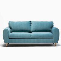 Sofá Kea Lanston 3 Cuerpos Turquesa