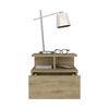 Velador Rectangular TuHome Dreams 1 Cajón Macadamia