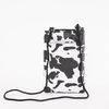 Cartera Porta Celular Vaquera Negra Eco Cuero Mujer Icono