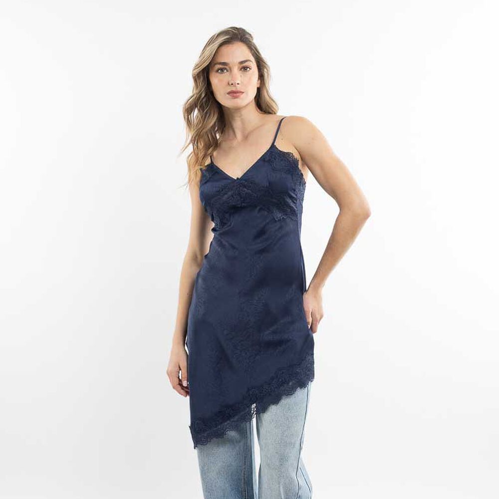 Vestido Asimétrico Sin Mangas Mujer Zibel
