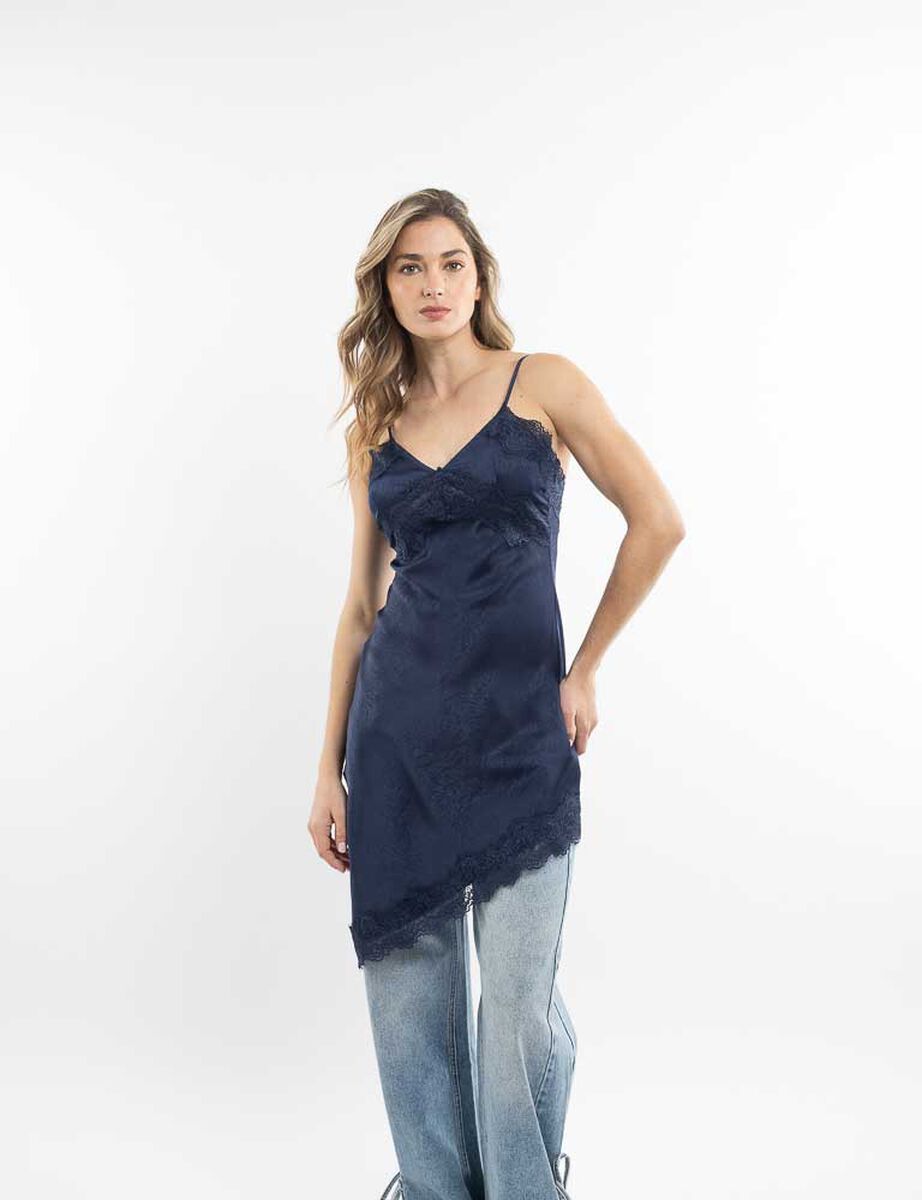 Vestido Asim&eacute;trico Sin Mangas Mujer Zibel
