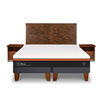 Cama Europea CIC Base Dividida King Bee Comfort + Respaldo + 2 Veladores