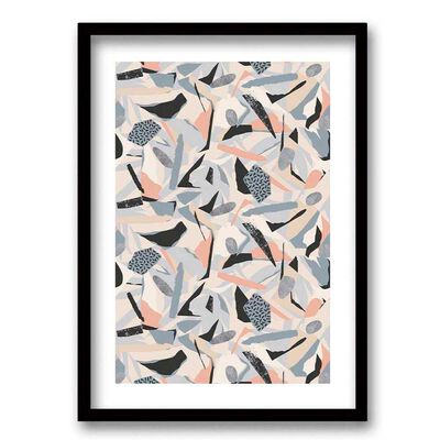 Cuadro Decorativo Retela Concreto 40 x 30 cm