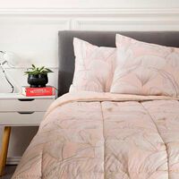 Plumón Back Flannel Casanova 2 Plazas Hojas, Lisboa