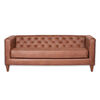 Sofá Latam Home Brescia 3 Cuerpos Tabaco